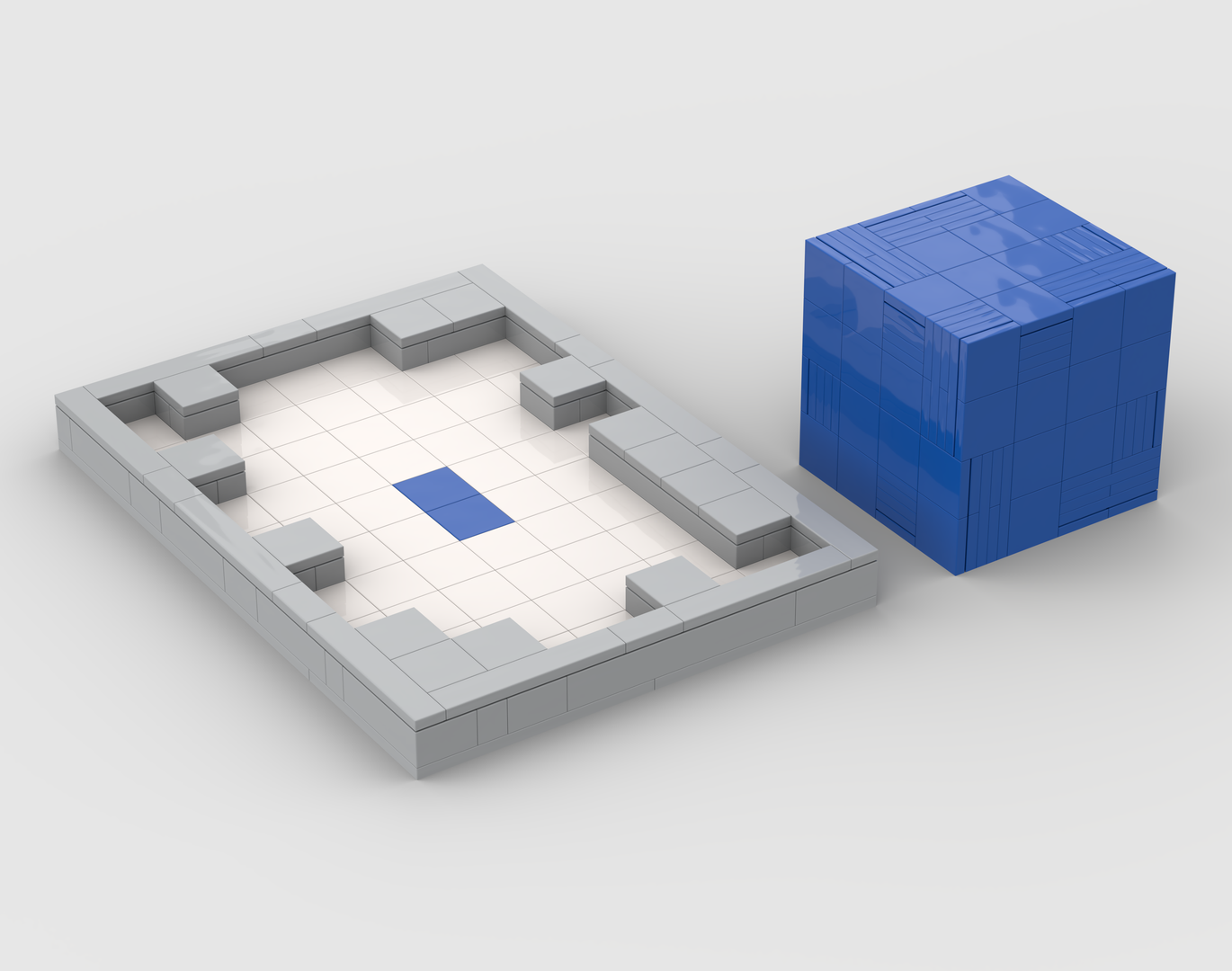 Cube Puzzle #2 - Blue