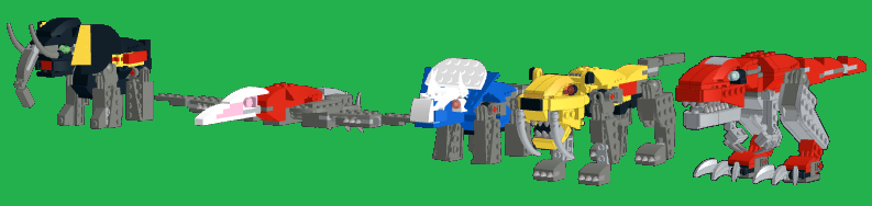 Mighty Morphin' Power Rangers  - the Dinozords Before they were Zords
