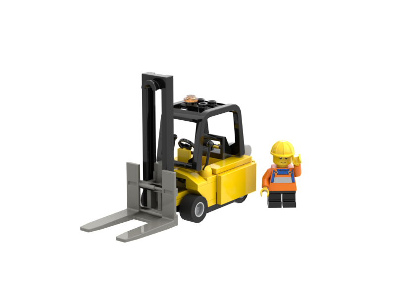 Gas Powered Forklift
