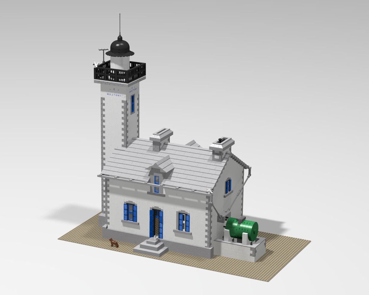 Lighthouse Island "Les Moutons" / Phare de l'île aux moutons