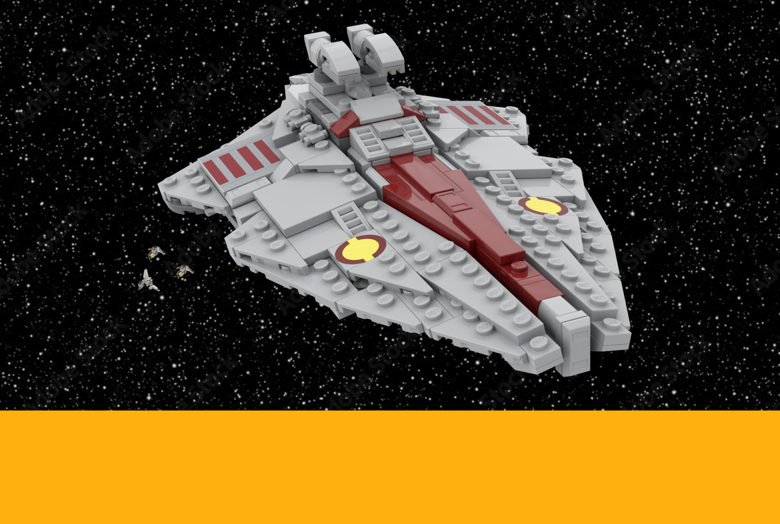 Venator Attack Cruiser Alternate Build of 75404 Acclamator