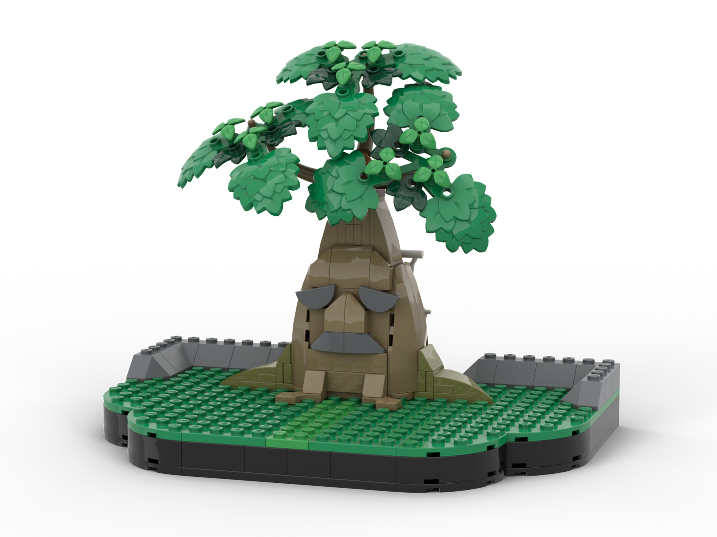 Mini Deku Tree diorama - The Legend of Zelda Ocarina of Time