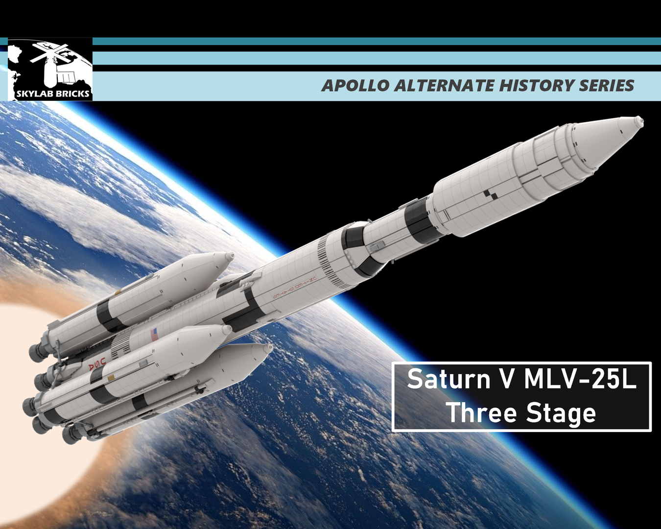 Saturn V MLV-25L Three Stage