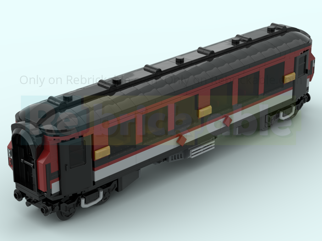 1st class passenger car with compartments