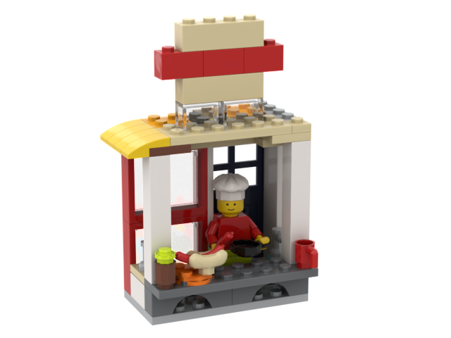 BYGGLEK Hot dog stand