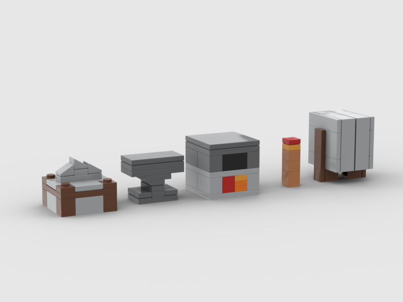 Minecraft All Utility Blocks Minecraft utility blocks (MOC-209057) - LEGO MOC | MOC Tracker