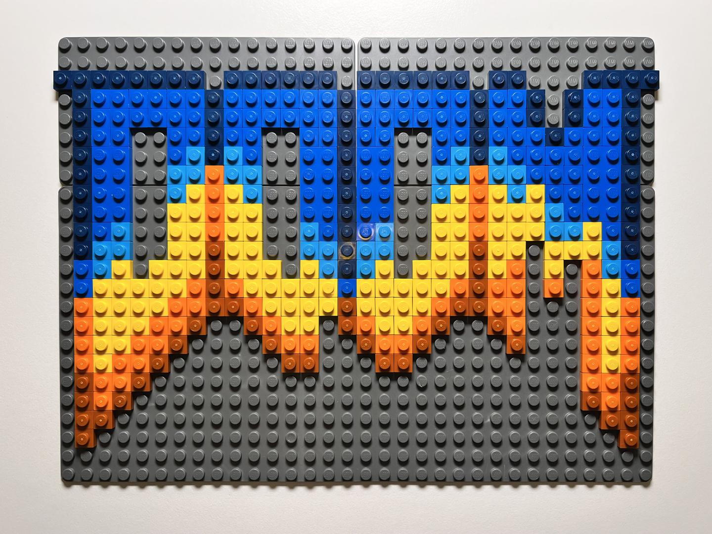 DooM Pixel Logo Mosaic 32x24