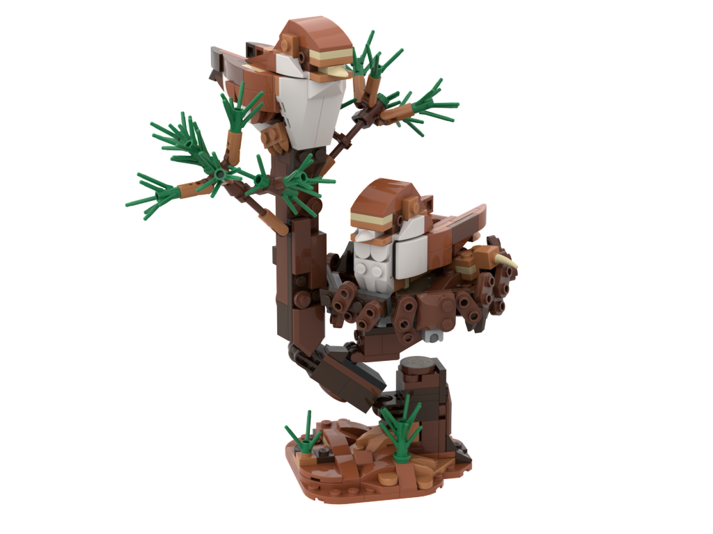 31154 Two little birds