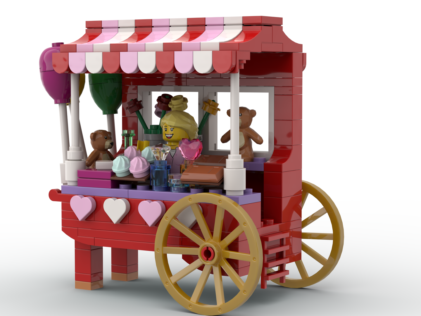 Valentines  Day Cart