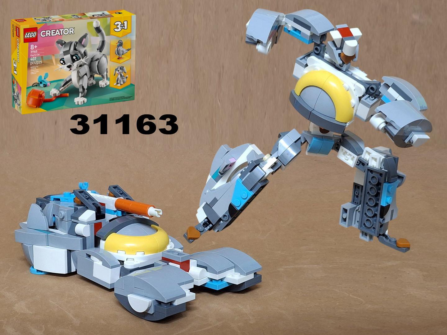 Transformer Hovercar , LEGO 31163 alternate build / Playful Cat alternate build