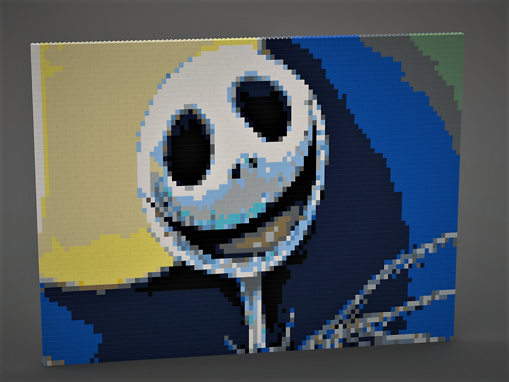 JACK SKELLINGTON Pixelart MOC