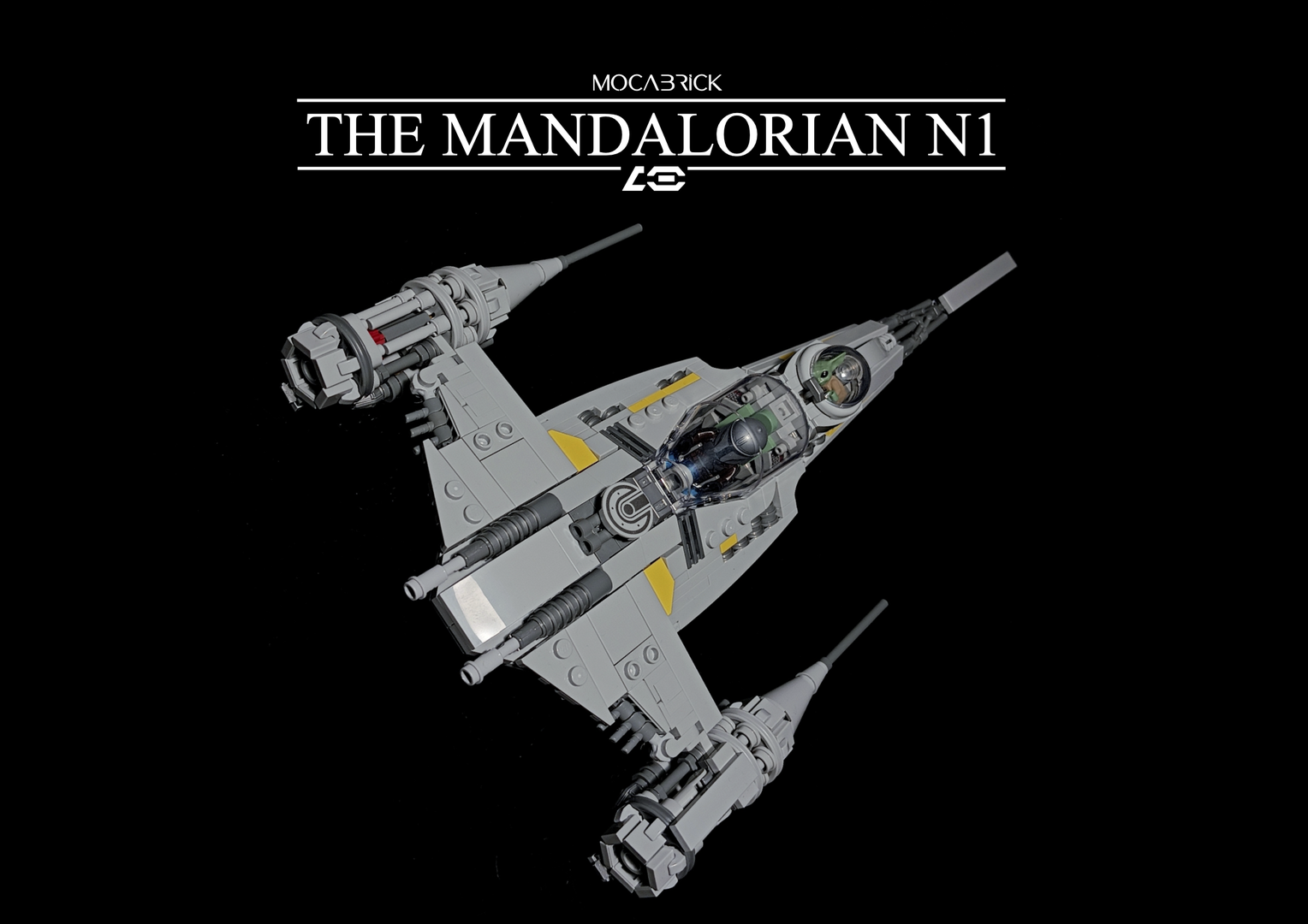 Mando's N1 Starfighter (minifig scale)