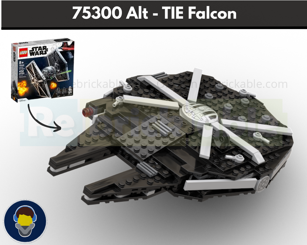 TIE Falcon - 75300 TIE Fighter Alt