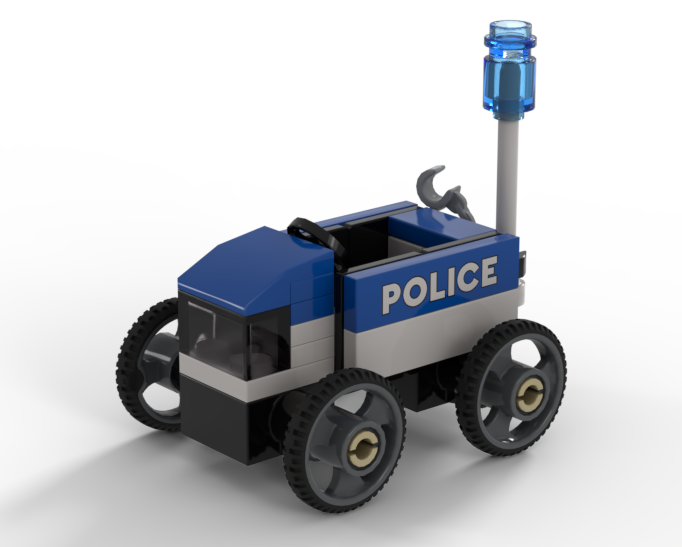 police car soapbox