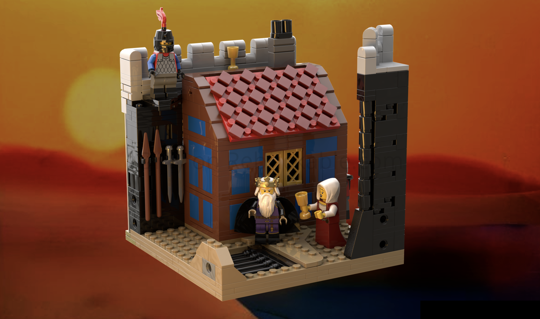 The Black Knight's Castle : Throne room