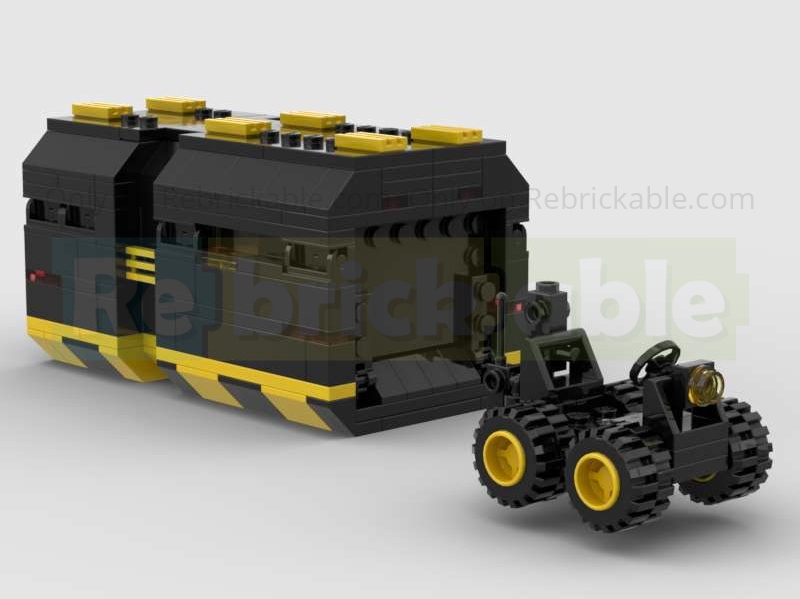Blacktron Renegade Pod and Buggy