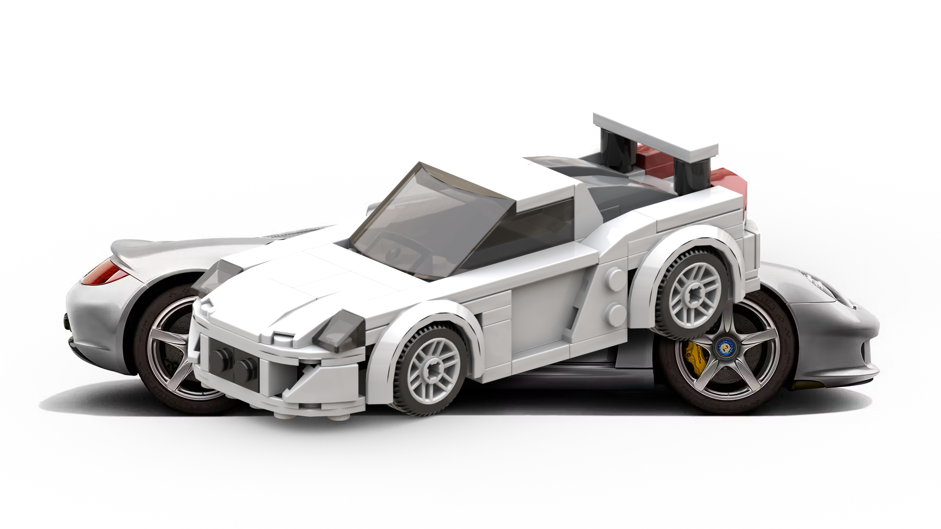 Porsche Carrera GT (6 stud wide "City" scale)