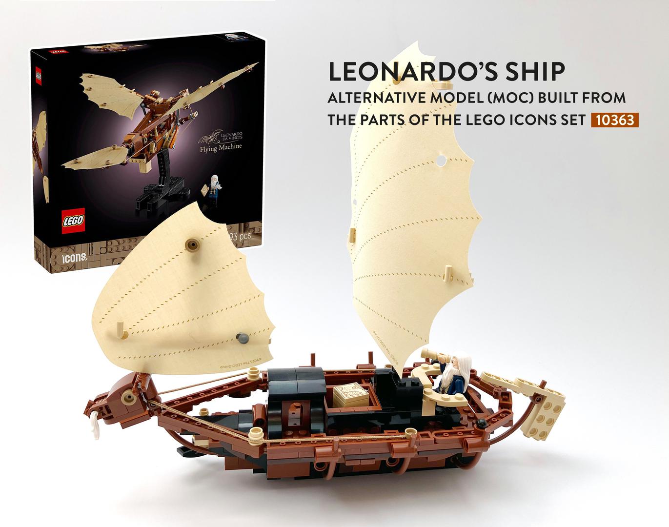 10363 Leonardo's ship alternate build