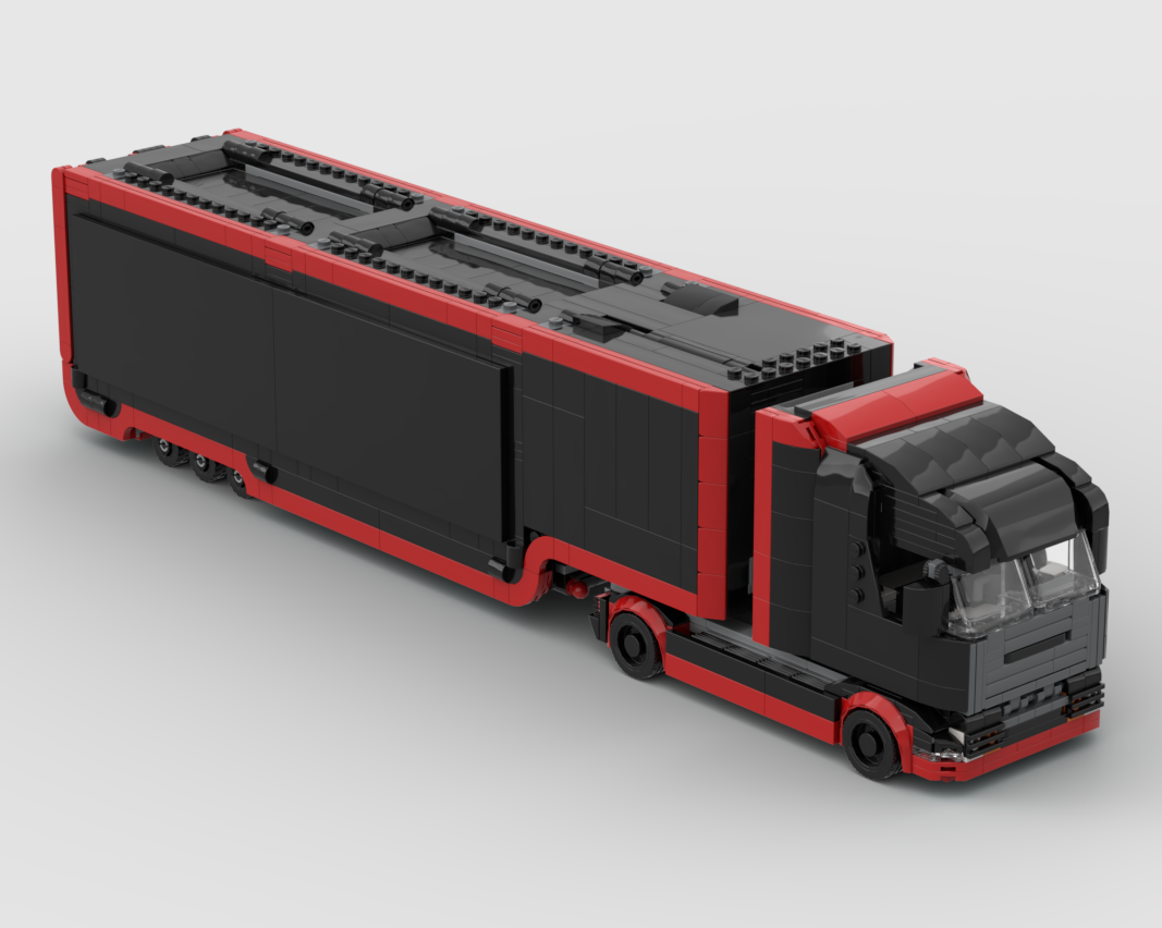 MOD of 60445 F1 Truck for Speed Champions V1