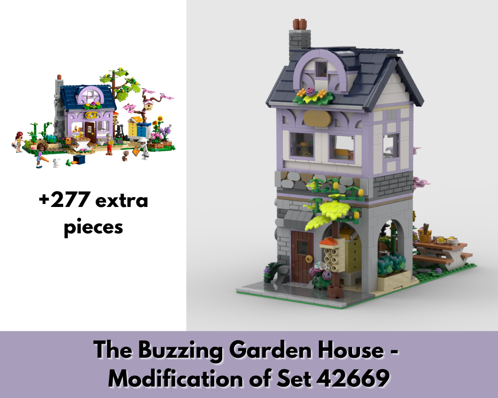 The Buzzing Garden House - Modification of Set 42669