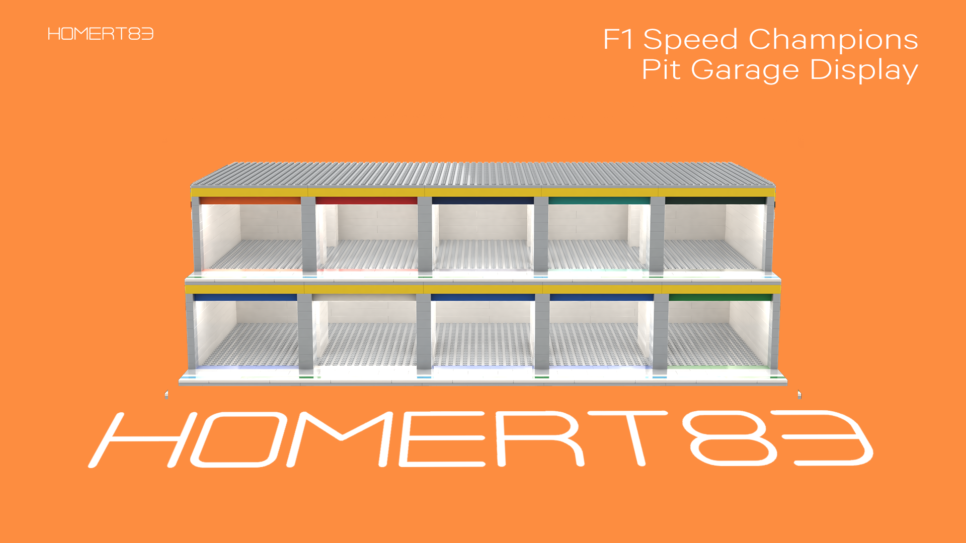 Formula One F1 Speed Champions Garage Display