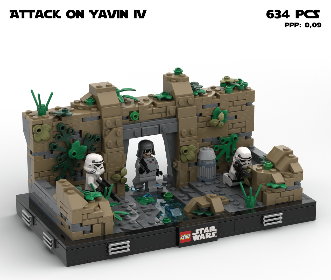 Yavin IV Temple Ruins Diorama
