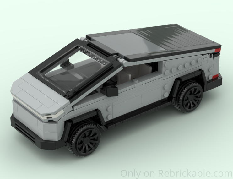 9-wide Tesla Cybertruck