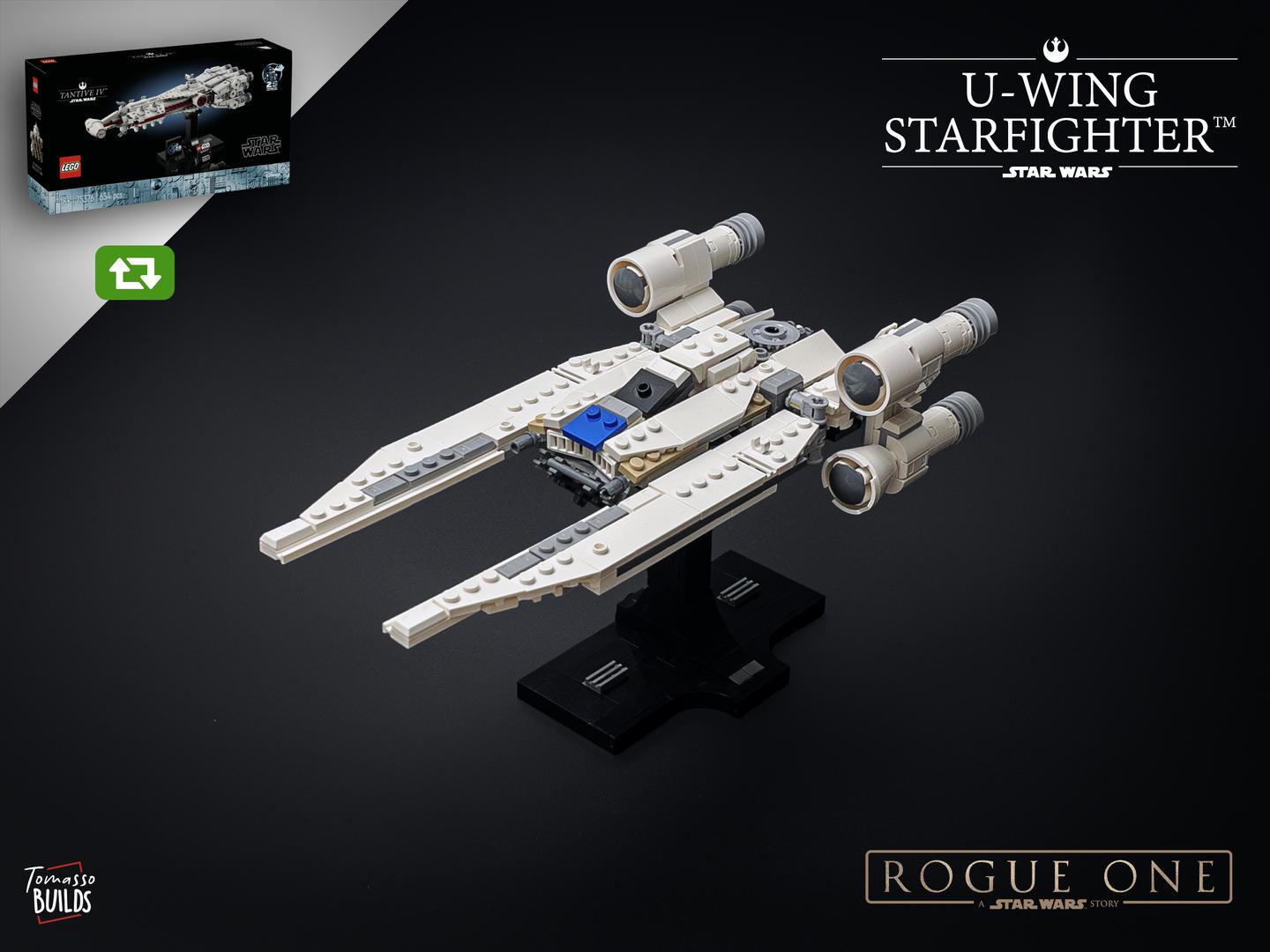 U Wing Starfighter from 75376 Tantive IV