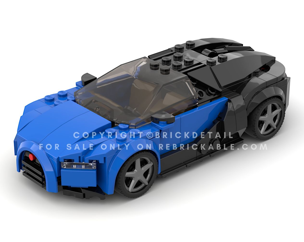 Bugatti Chiron - 8 Stud Wide Speed Champions