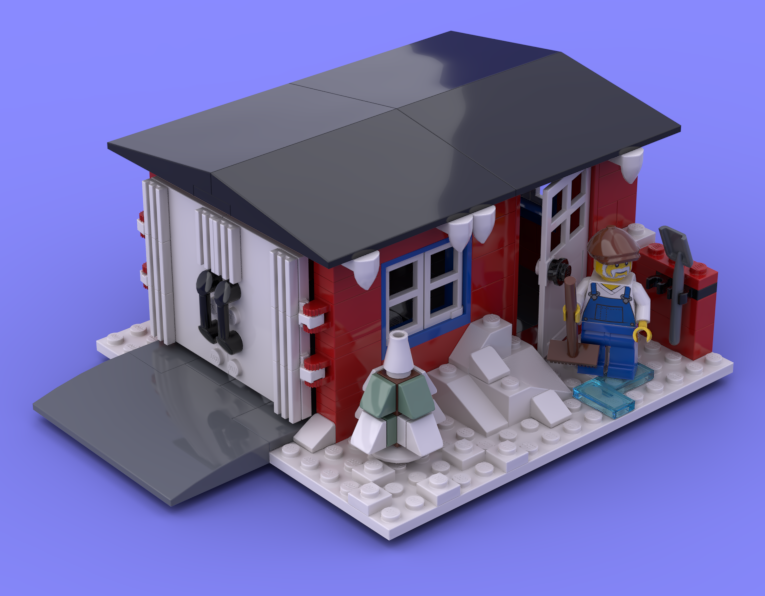 Modernized 361 Garage - Winter Village