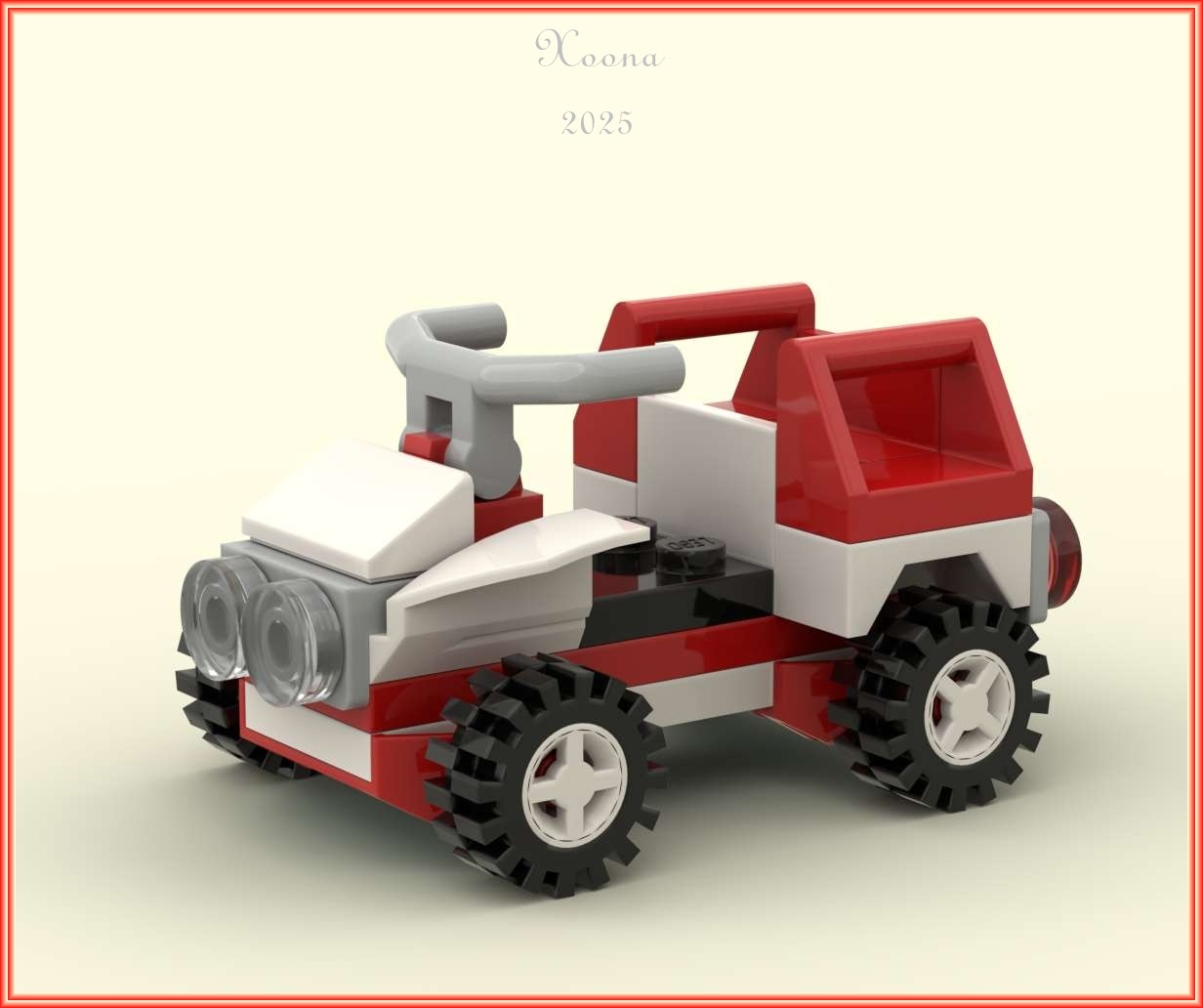 Quad Bike in red and white