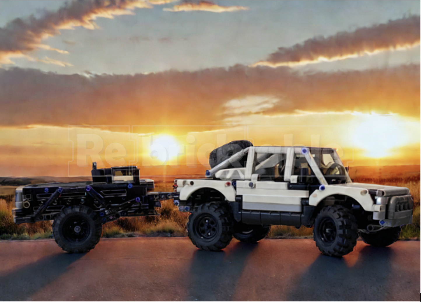 RC FORD RANGER PRERUNNER + TRAILER