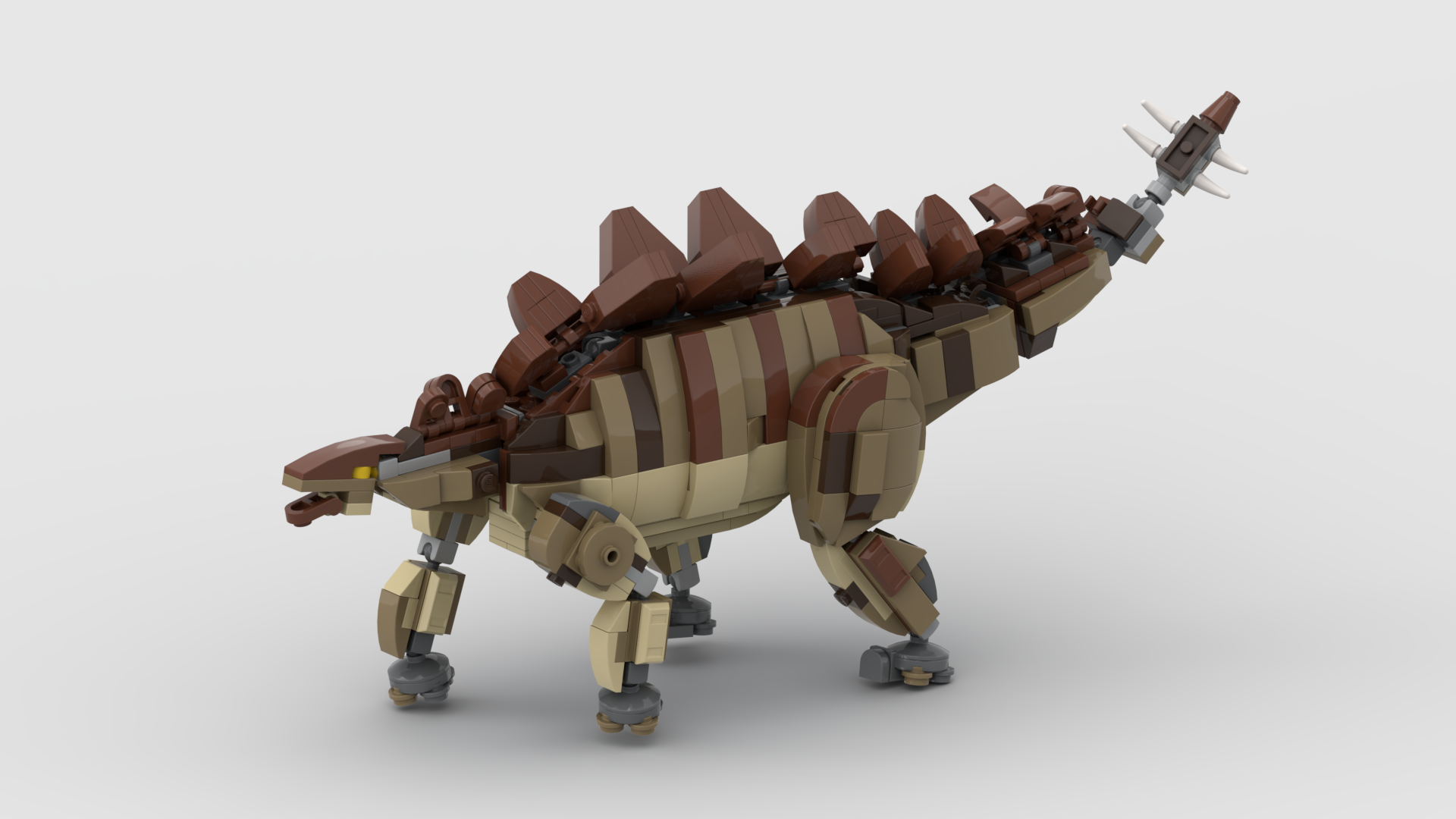 Stegosaurus - Brickbuilt realistic Stegosaur