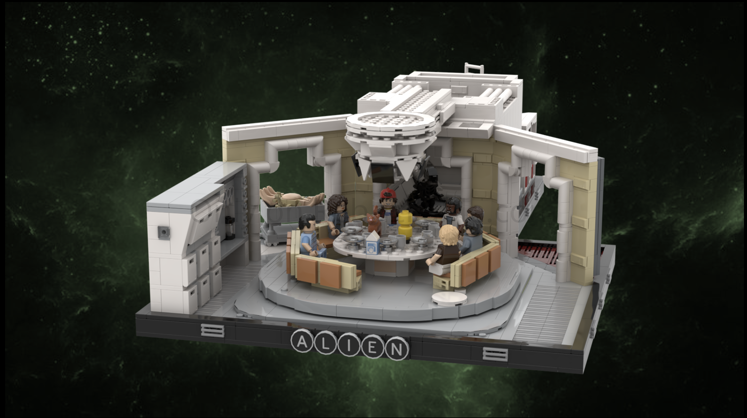 Alien : The 8th Passenger Diorama - upgraded PDF instructions