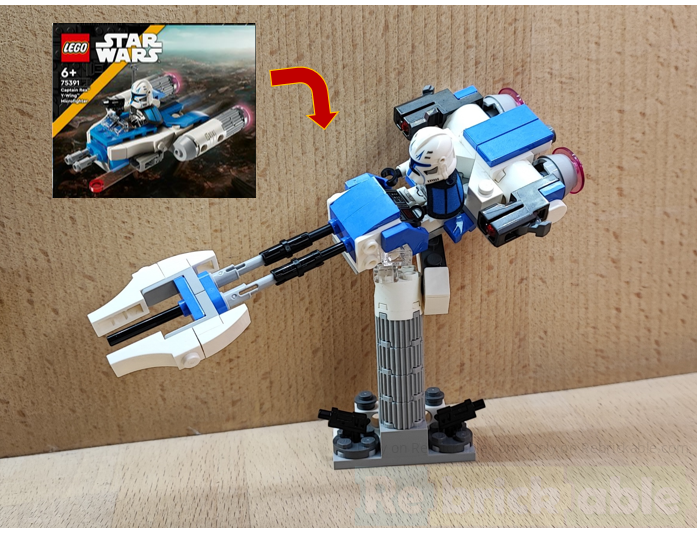 75391 Rex speeder - Alternate Build version 2