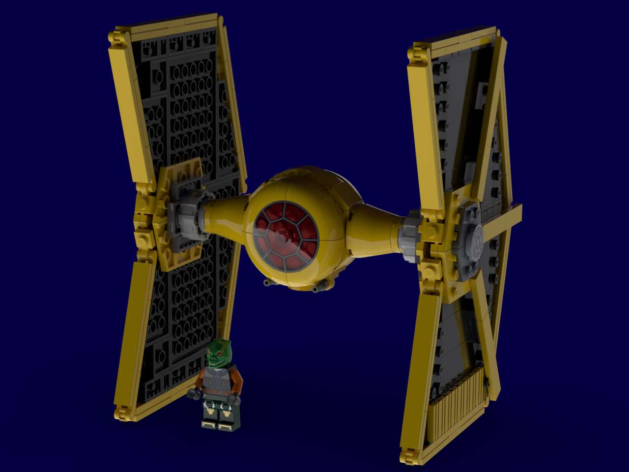 TIE/mg Mining Guild starfighter