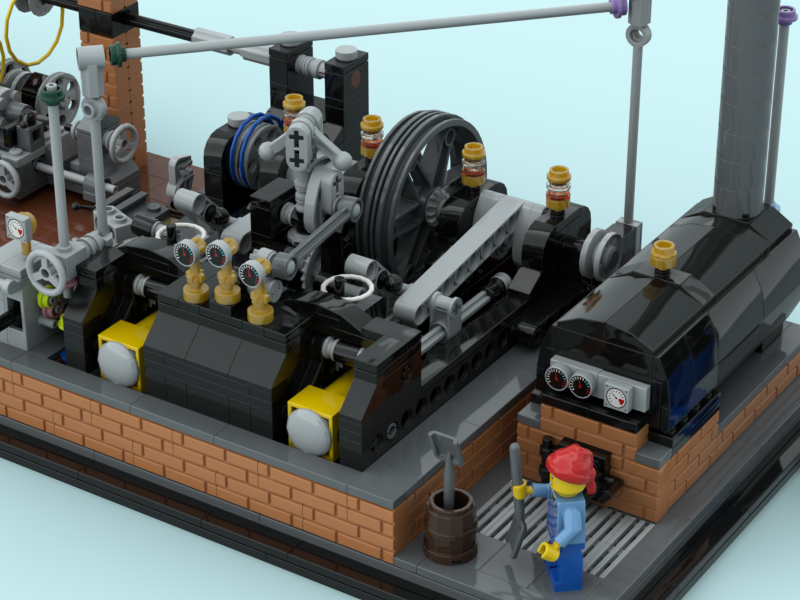 Steam Engine with Workshop
