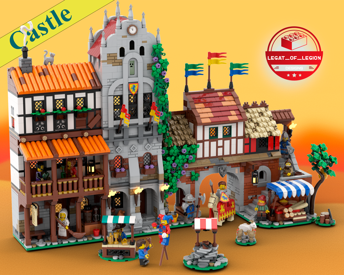 Medieval Town Square #1