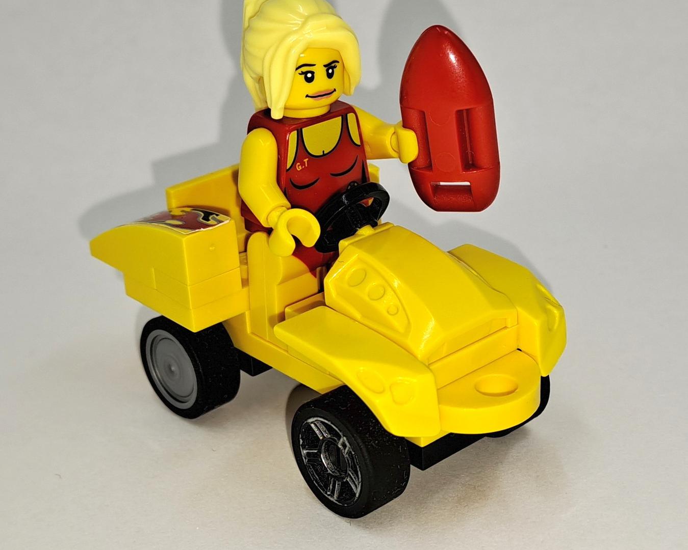 Mini Yellow Lifeguard Buggy