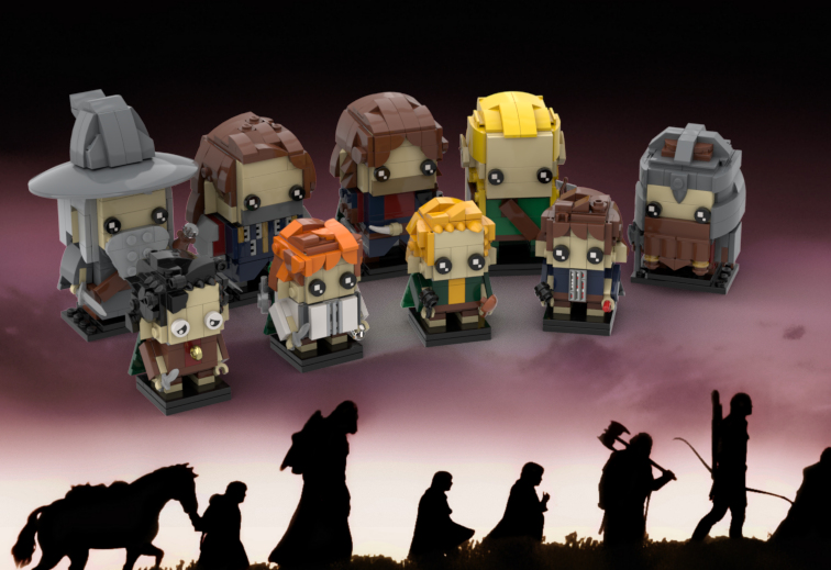 LOTR Brickheadz - Fellowship of the Ring