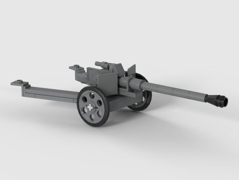 Lego WW2 Pak 40 gun