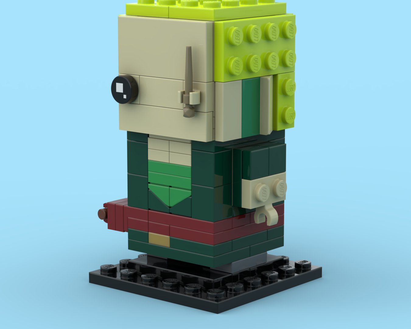 BrickHeadz of Zoro from One Piece