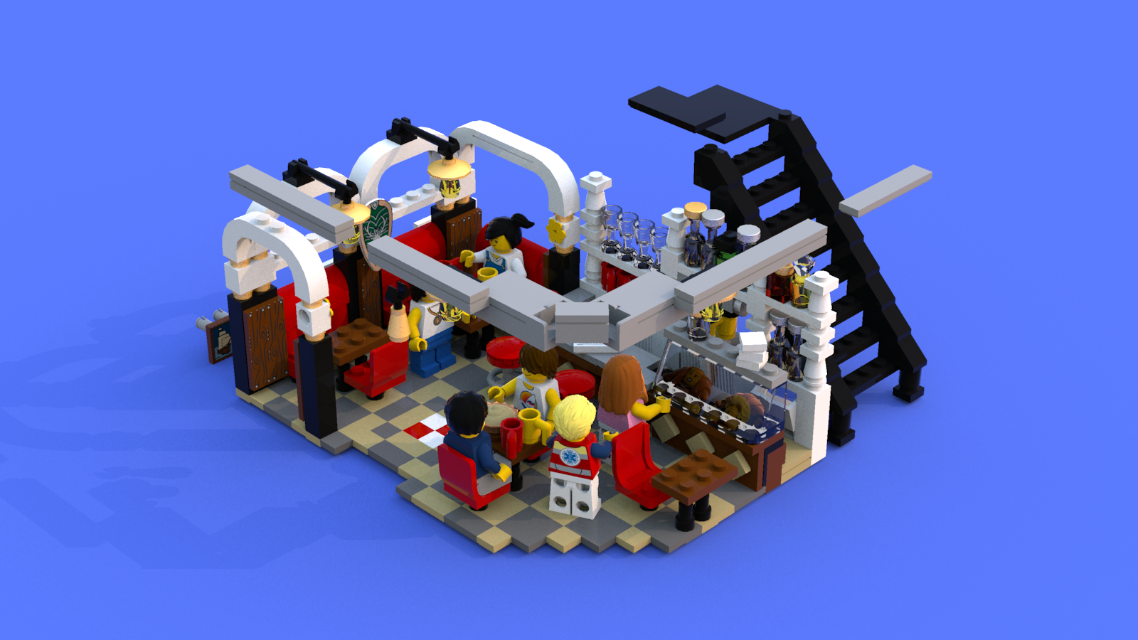 10182 Cafe Corner Furnitures