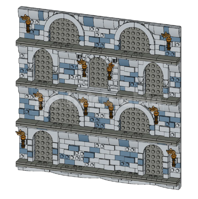 Minifigure Display - Dungeon style - For D&amp;D Minifigures