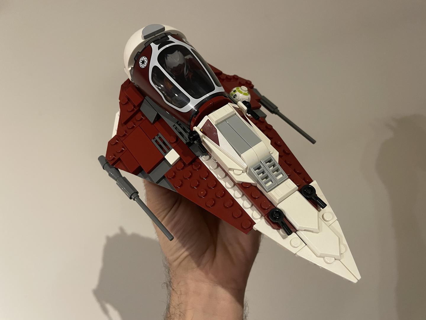 Ahsoka's Delta 7(ish) Starfighter + Dagger Starfighter - 75401 alternative alternate build