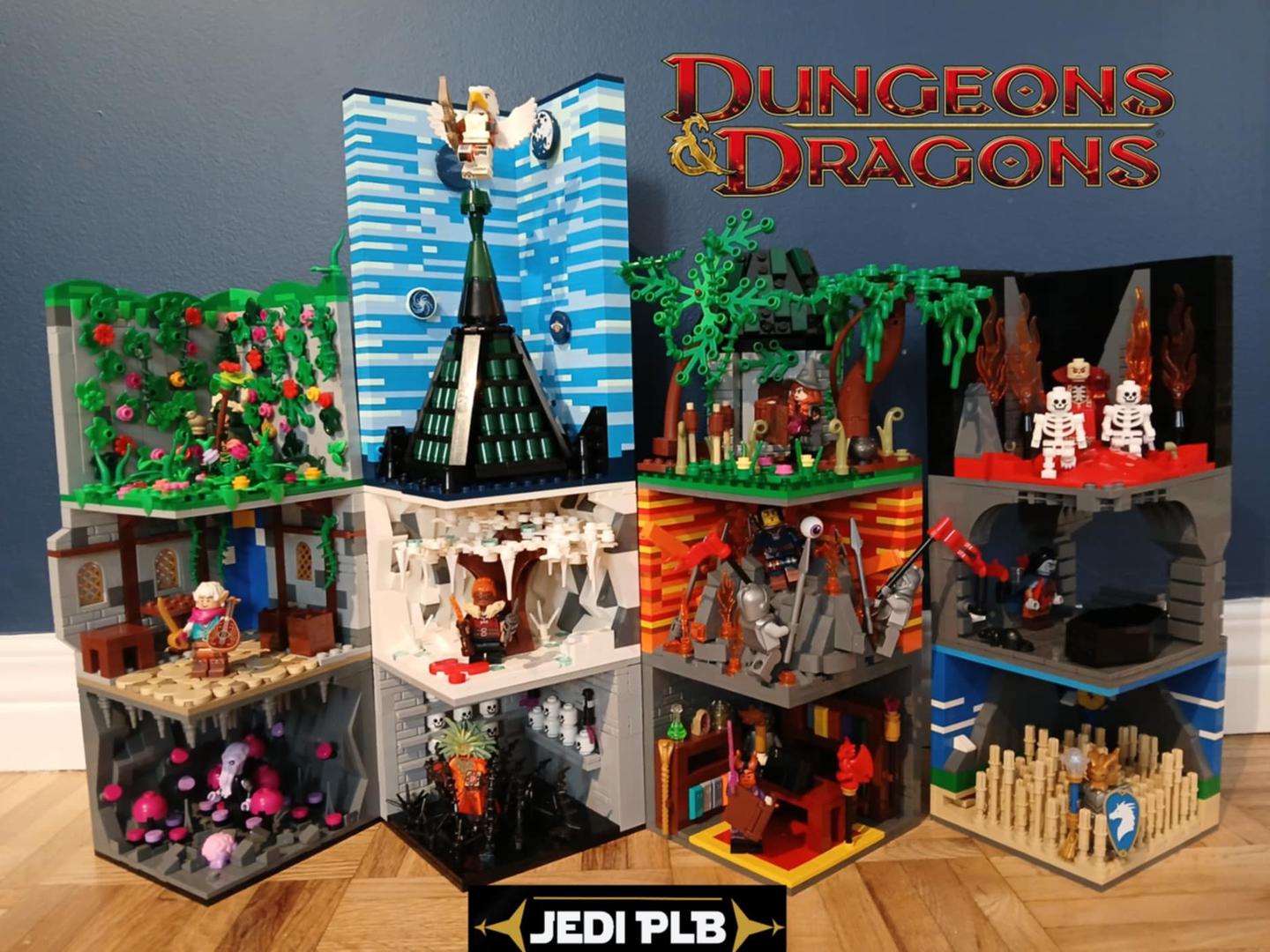 Dungeons and Dragons Minifigure Display