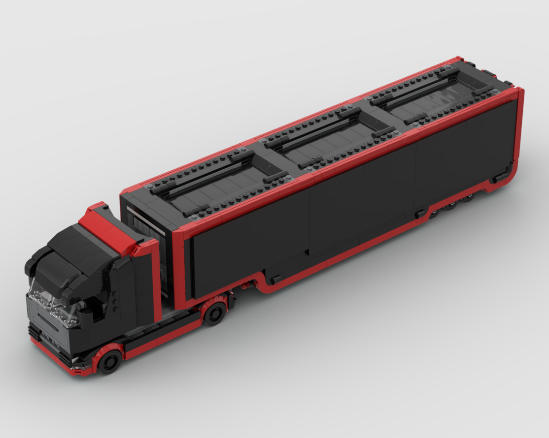 MOD of 60445 F1 Truck for Speed Champions V2