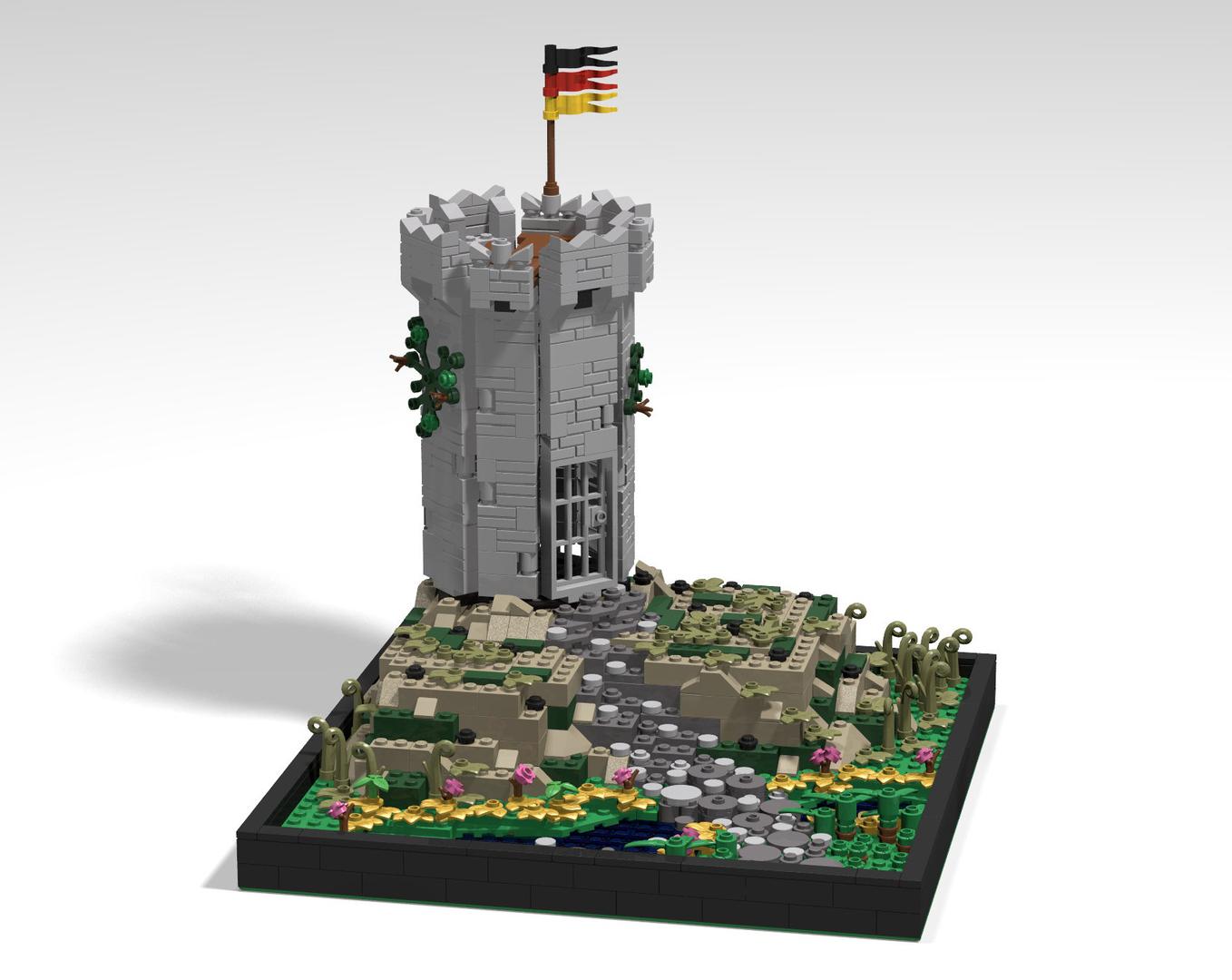 Medieval Tower Diorama