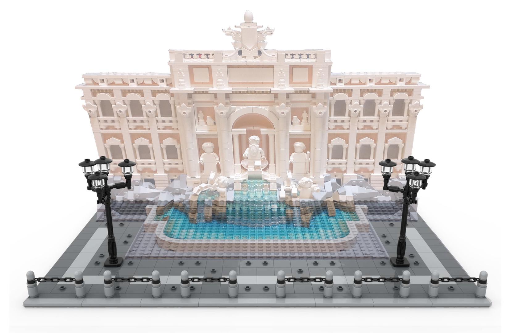 Trevi Fountain modular building improvement