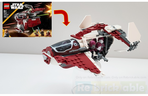 75401 Galactic Marine support Gunship - Alternative Build